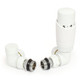 DELTA-CR-W - Delta Corner TRV White Thermostatic Radiator Valve DELTA-CR-W - Delta Corner TRV White Thermostatic Radiator Valve